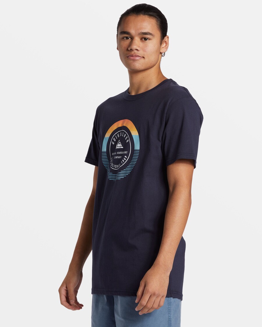 Quik Silver Insta Fill T-Shirt - Navy Blazer