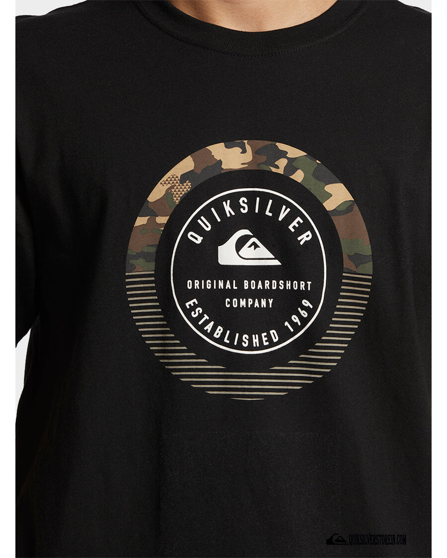 Camiseta Quik Silver Insta Fill - Preta