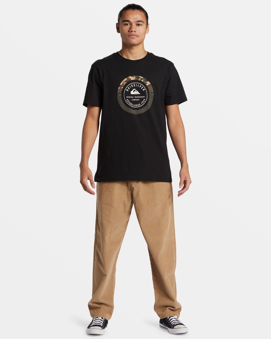 Camiseta Quik Silver Insta Fill - Preta