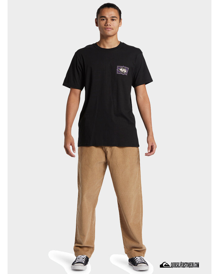 Quik Silver Black Flash T-Shirt - Black