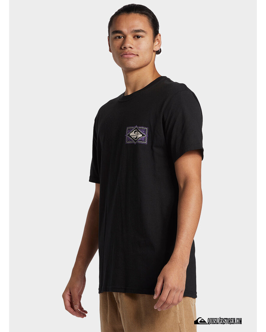 Quik Silver Black Flash T-Shirt - Black