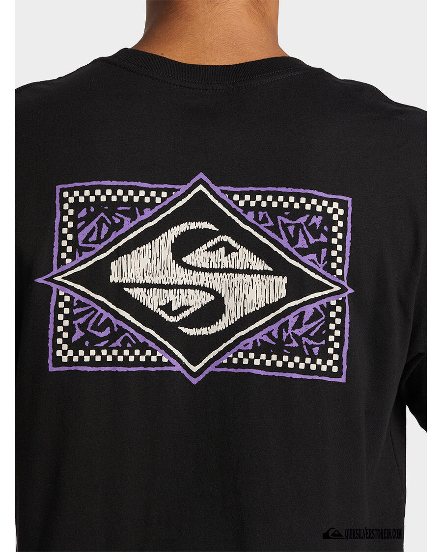 Quik Silver Black Flash T-Shirt - Black