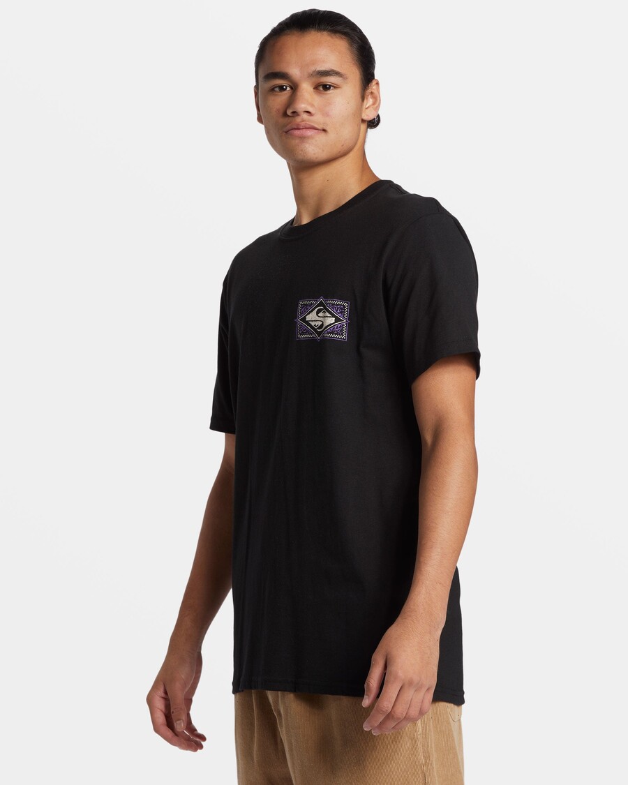 Quik Silver Black Flash T-Shirt - Black