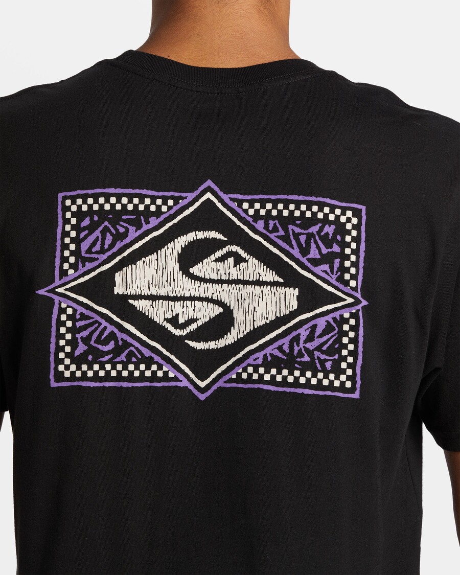 Quik Silver Black Flash T-Shirt - Black