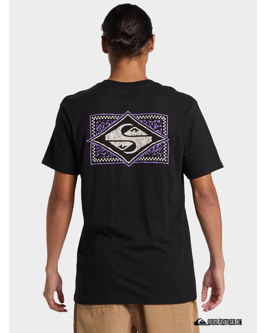 Quik Silver Black Flash T-Shirt - Black