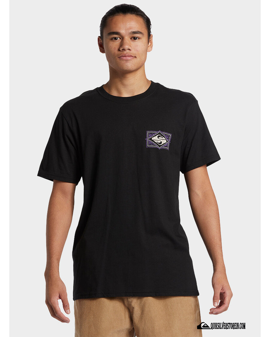 Quik Silver Black Flash T-Shirt - Black