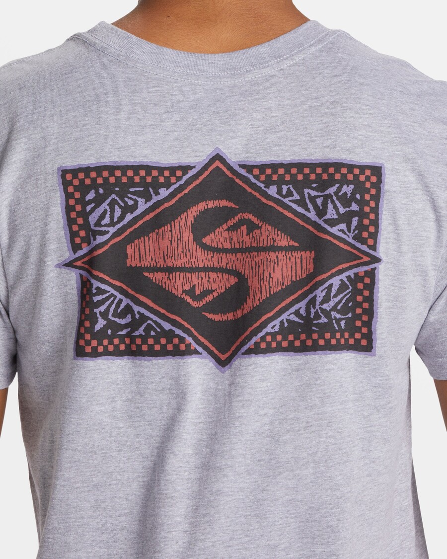 Quik Silver Black Flash T-Shirt - Athletic Heather