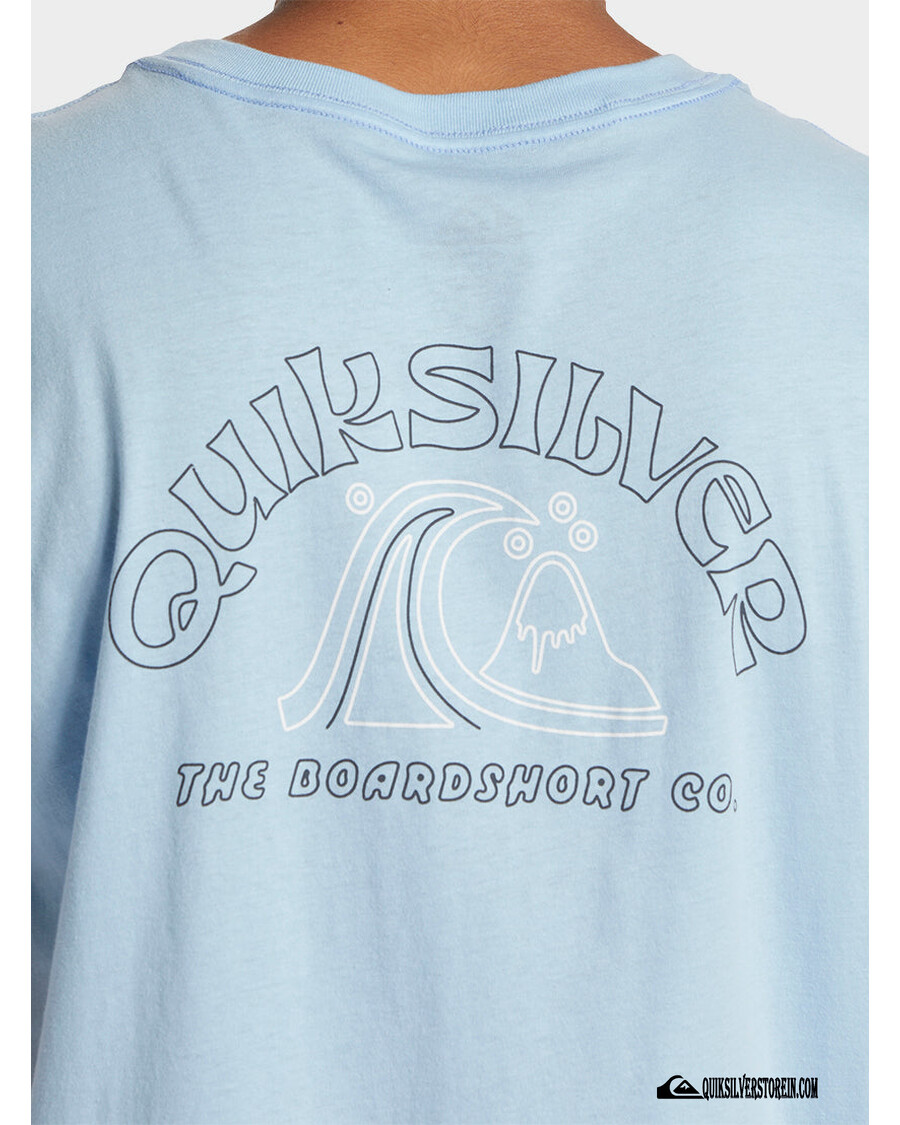 Μπλουζάκι με περίγραμμα φυσαλίδων Quik - καθαρός ουρανός