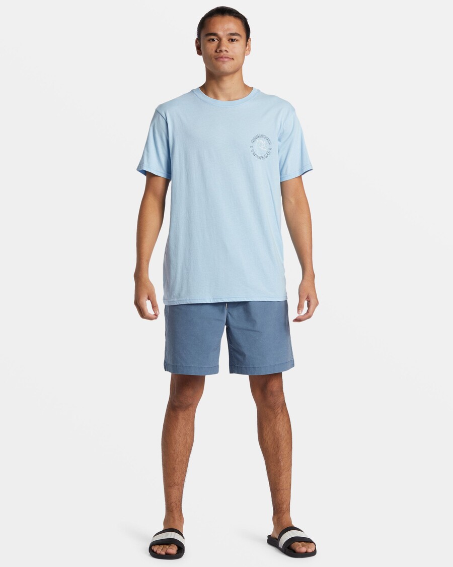 Μπλουζάκι με περίγραμμα φυσαλίδων Quik - καθαρός ουρανός