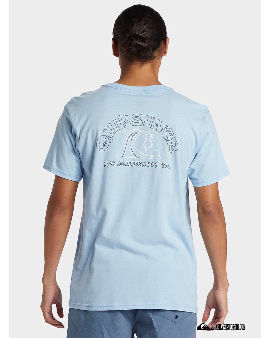 Μπλουζάκι με περίγραμμα φυσαλίδων Quik - καθαρός ουρανός