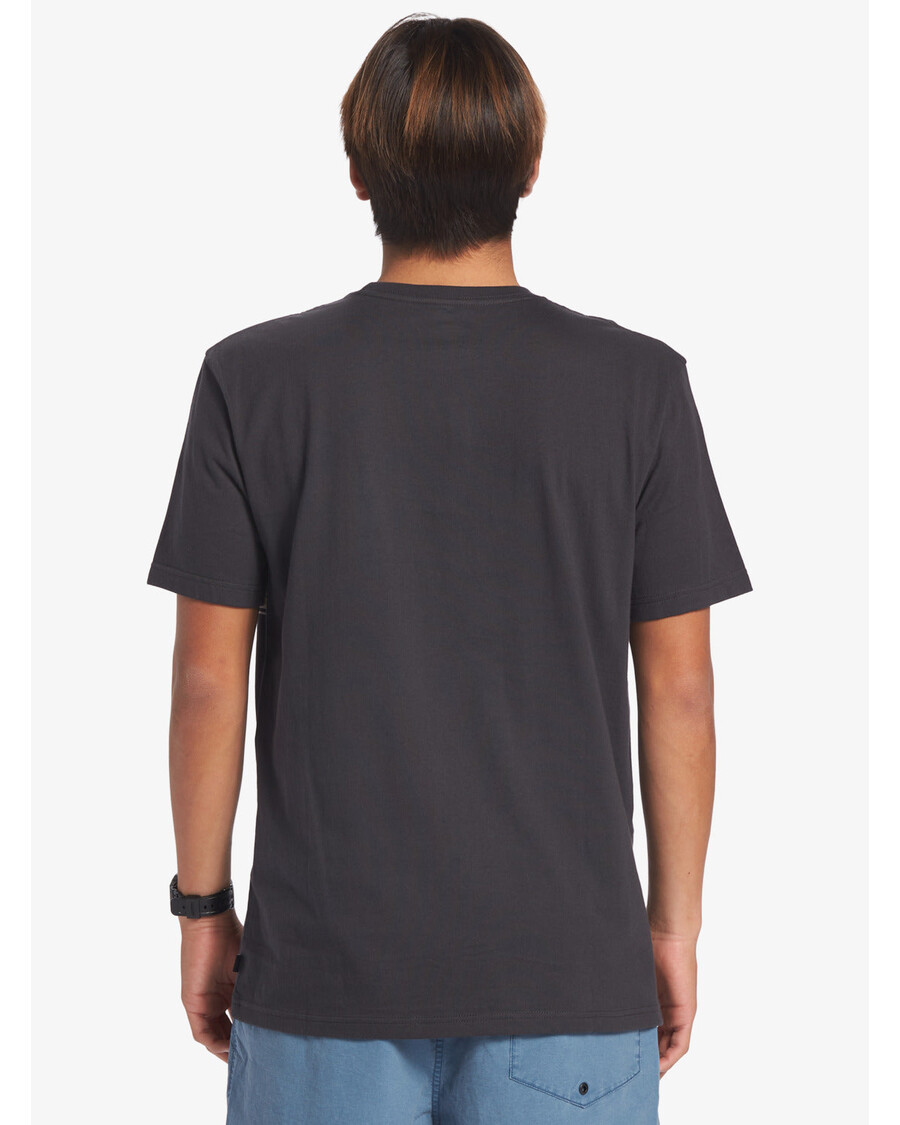 Quiksilver Swell Vision Stripe Pocket T-shirt - Asfalt