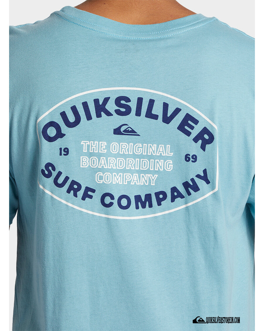 Quik Stříbrné Tričko Stay In Bounds - útesové Vody