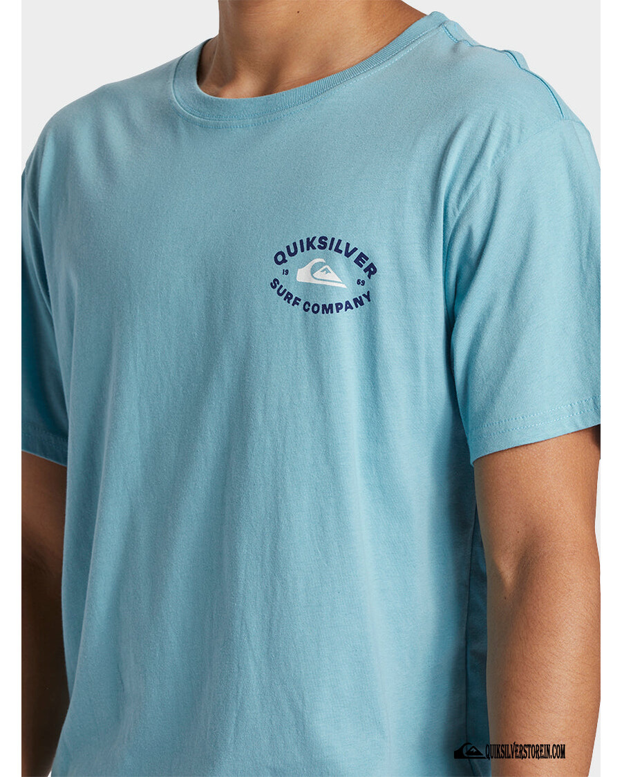 Quik Stříbrné Tričko Stay In Bounds - útesové Vody