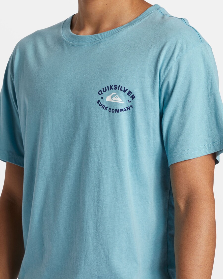 Quik Stříbrné Tričko Stay In Bounds - útesové Vody