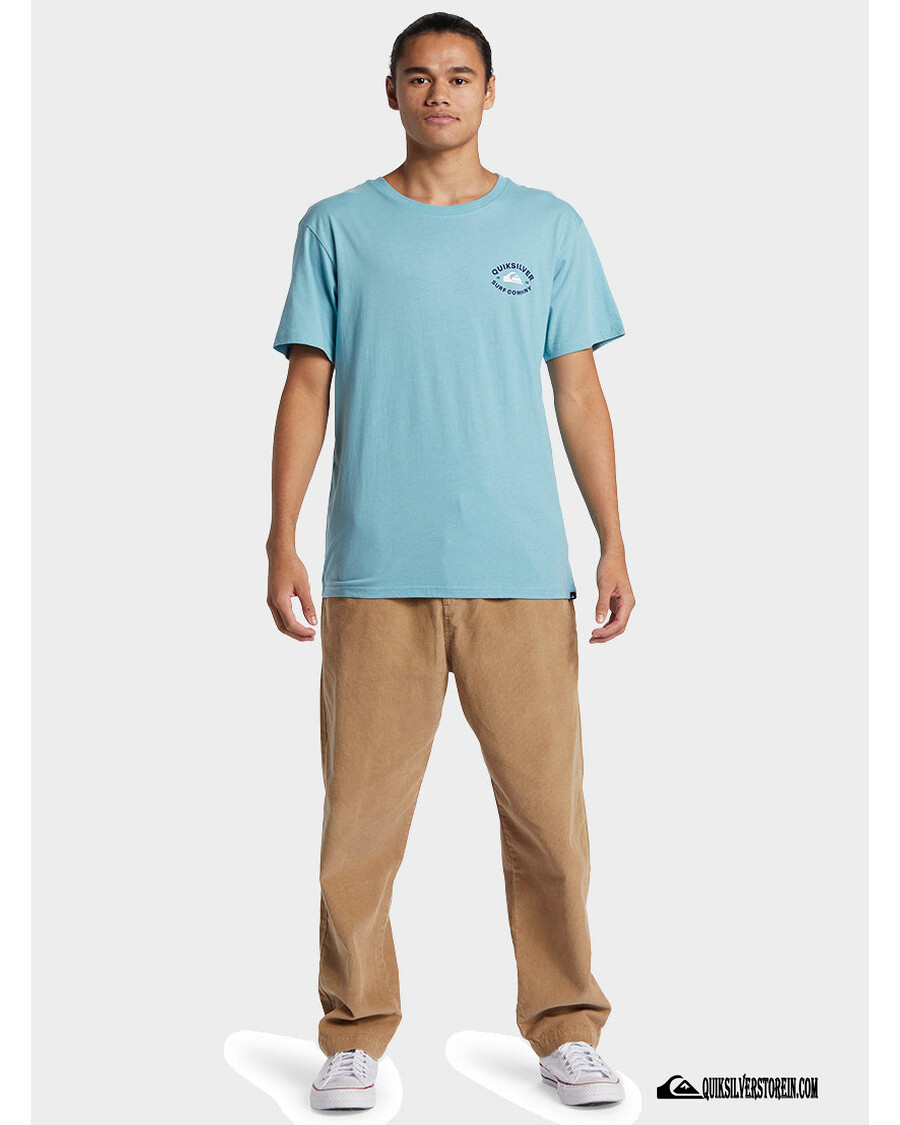 Quik Stříbrné Tričko Stay In Bounds - útesové Vody