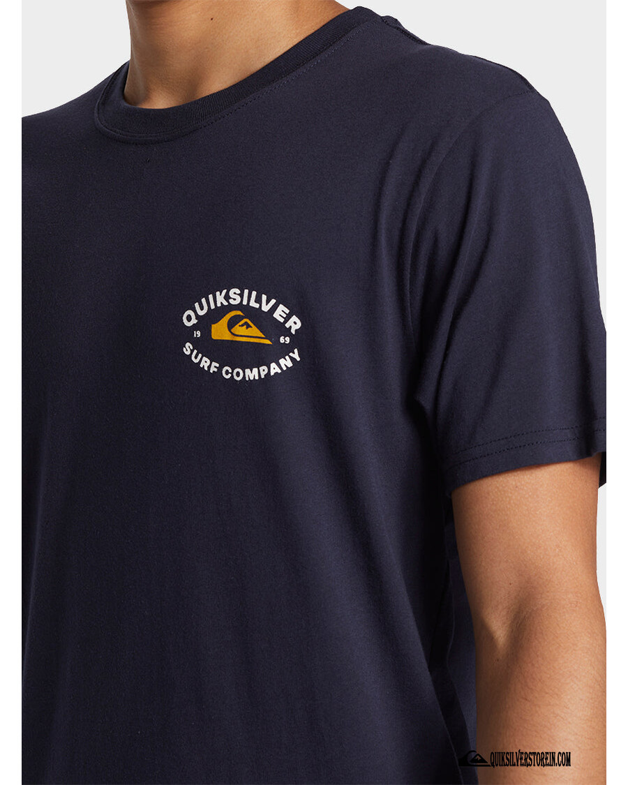 Quik Silver Stay In Bounds T-Shirt - Navy Blazer