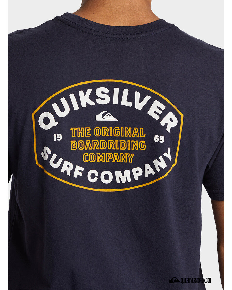 Quik Silver Stay In Bounds T-Shirt - Navy Blazer