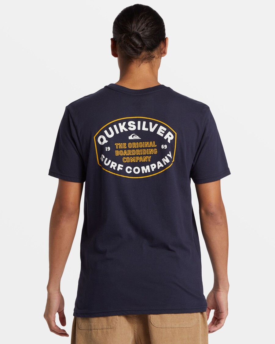 Quik Silver Stay In Bounds T-Shirt - Navy Blazer