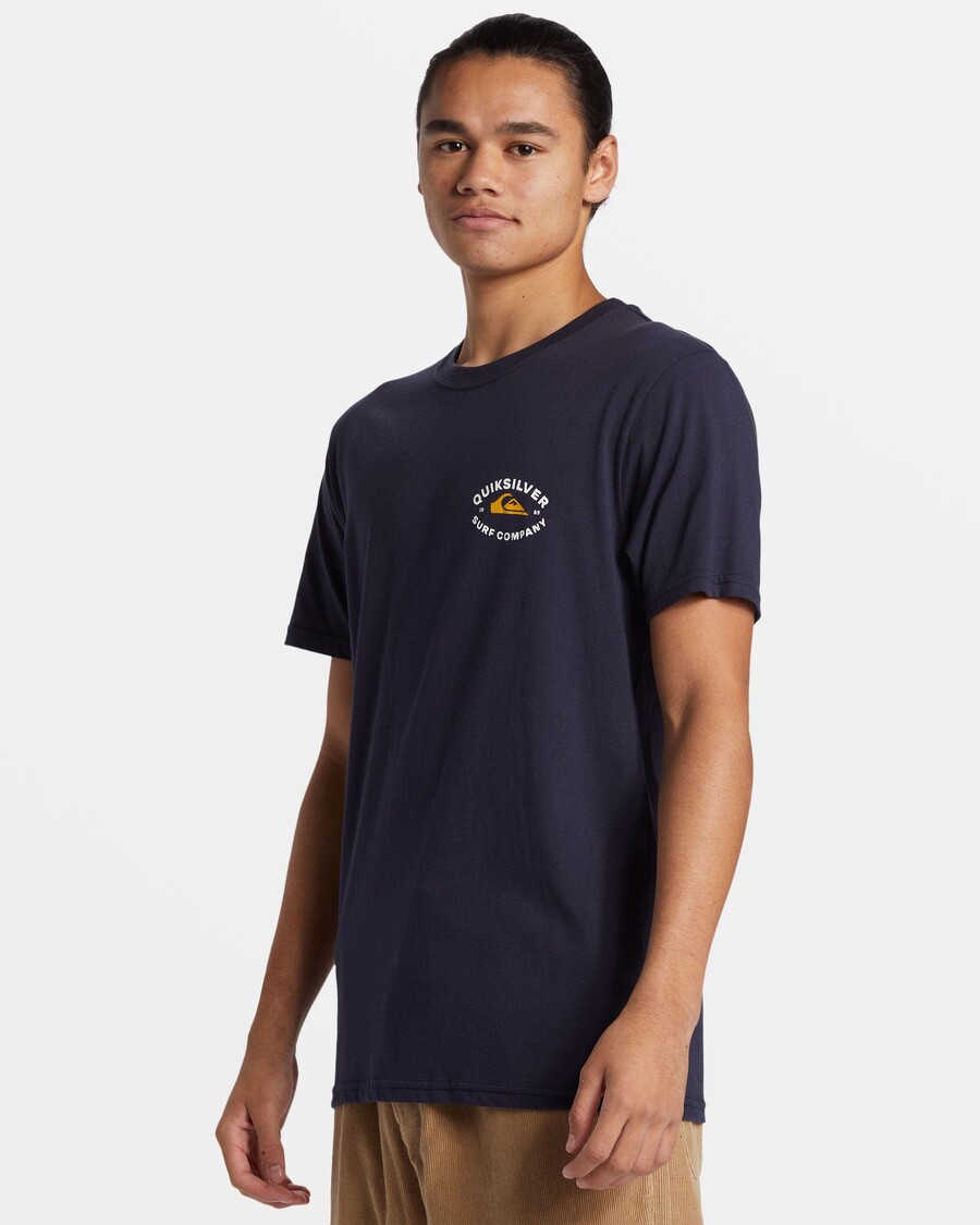 Quik Silver Stay In Bounds T-Shirt - Navy Blazer