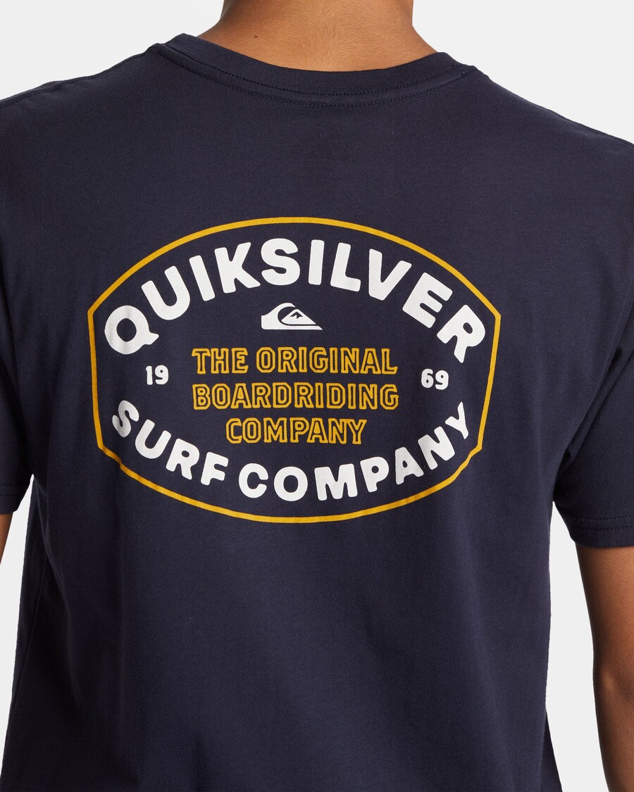 Quik Silver Stay In Bounds T-Shirt - Navy Blazer