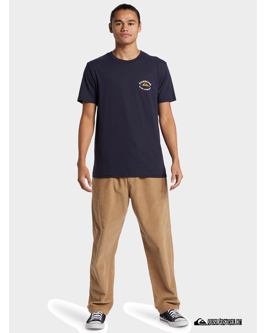 Quik Silver Stay In Bounds T-Shirt - Navy Blazer