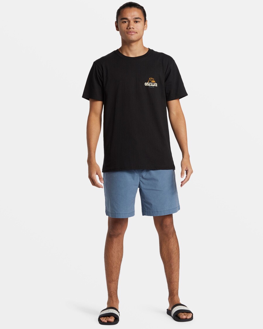 Quik ασημί μπλουζάκι πάνω από τα σύννεφα - μαύρο