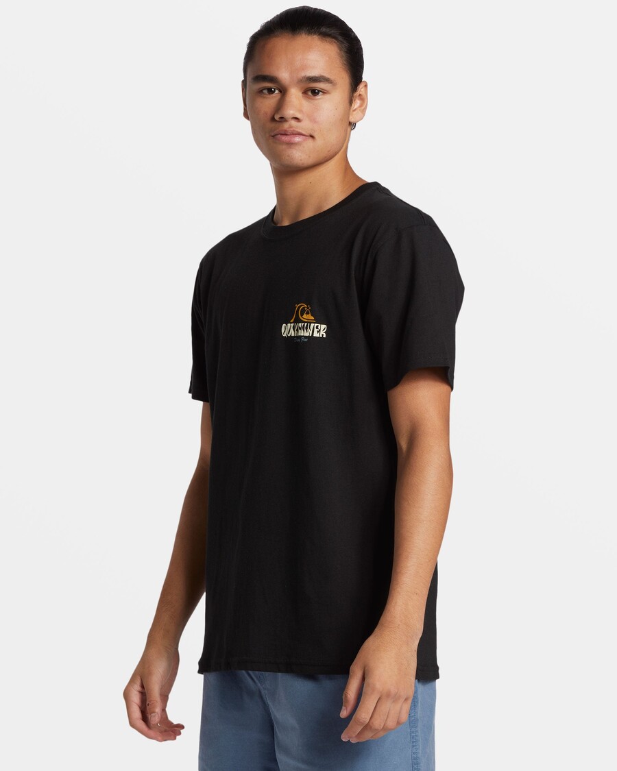 Quik ασημί μπλουζάκι πάνω από τα σύννεφα - μαύρο