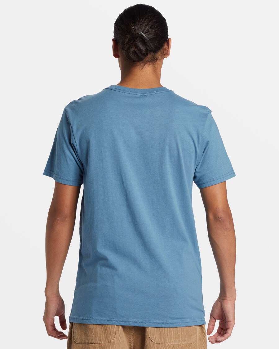 Quik Silver Level Up T-Shirt - Aegean Blue
