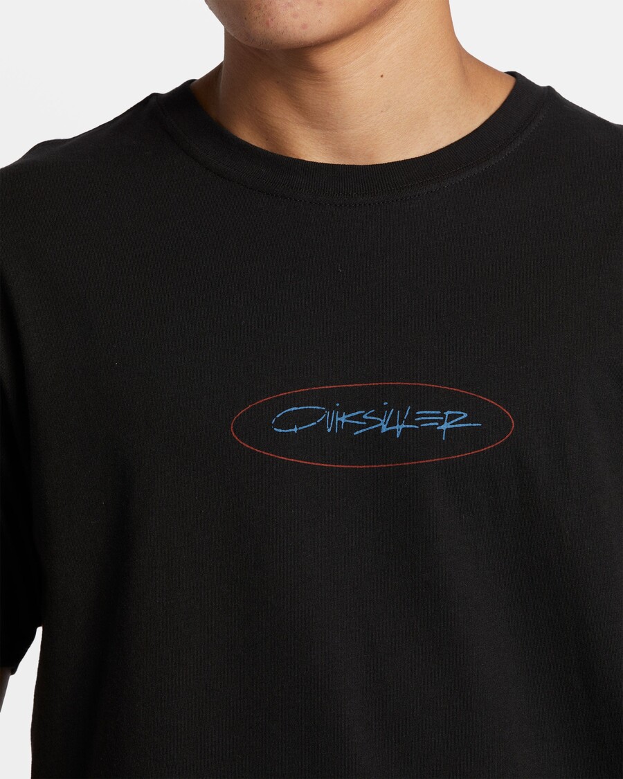 Kaos Quik Silver Level Up - Hitam