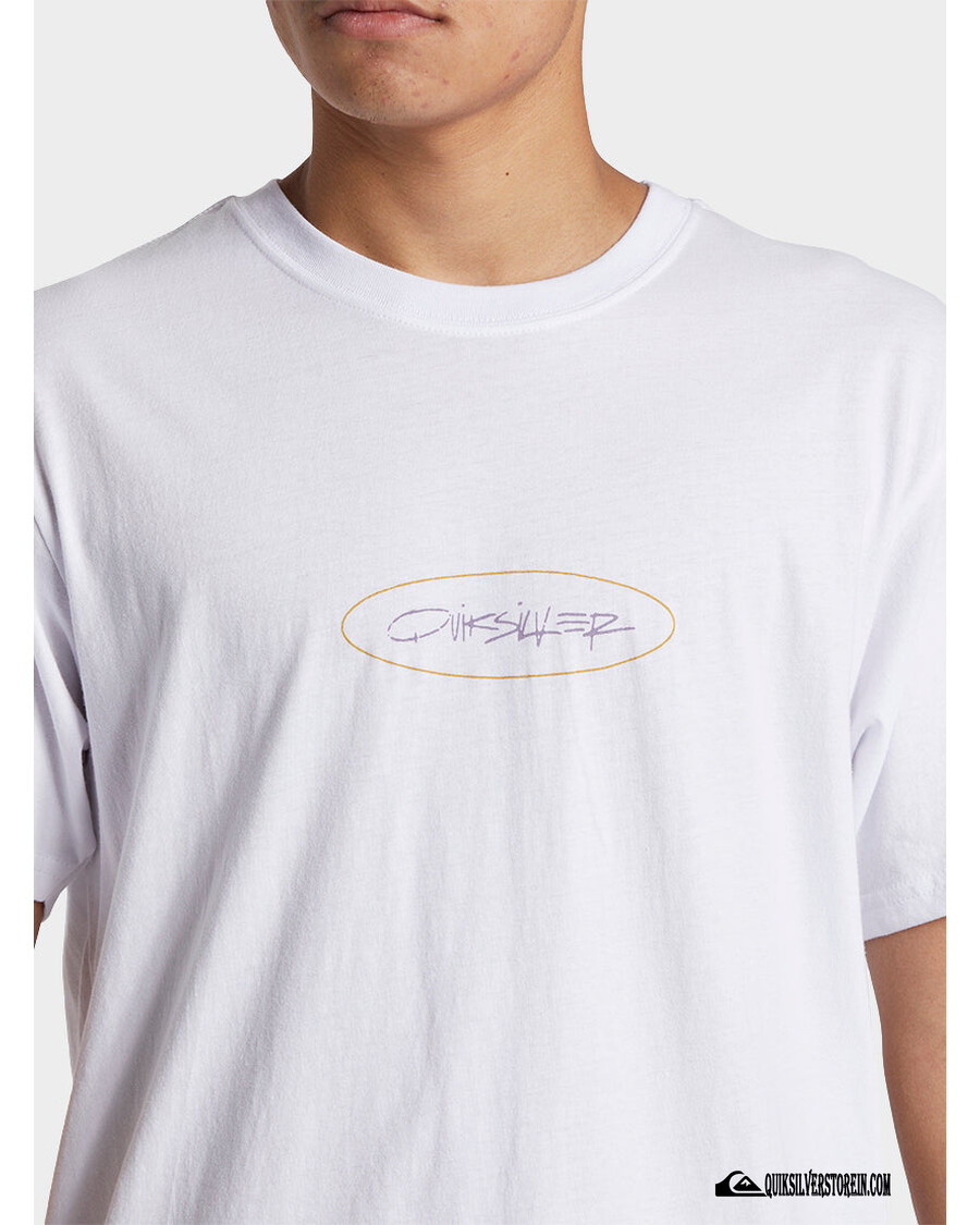 μπλουζάκι Quik ασημί Level Up - λευκό