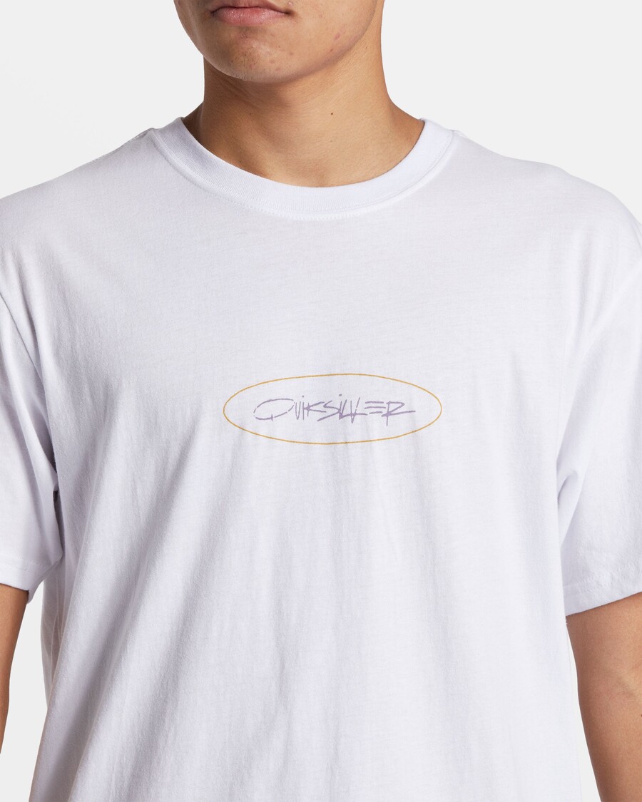 μπλουζάκι Quik ασημί Level Up - λευκό