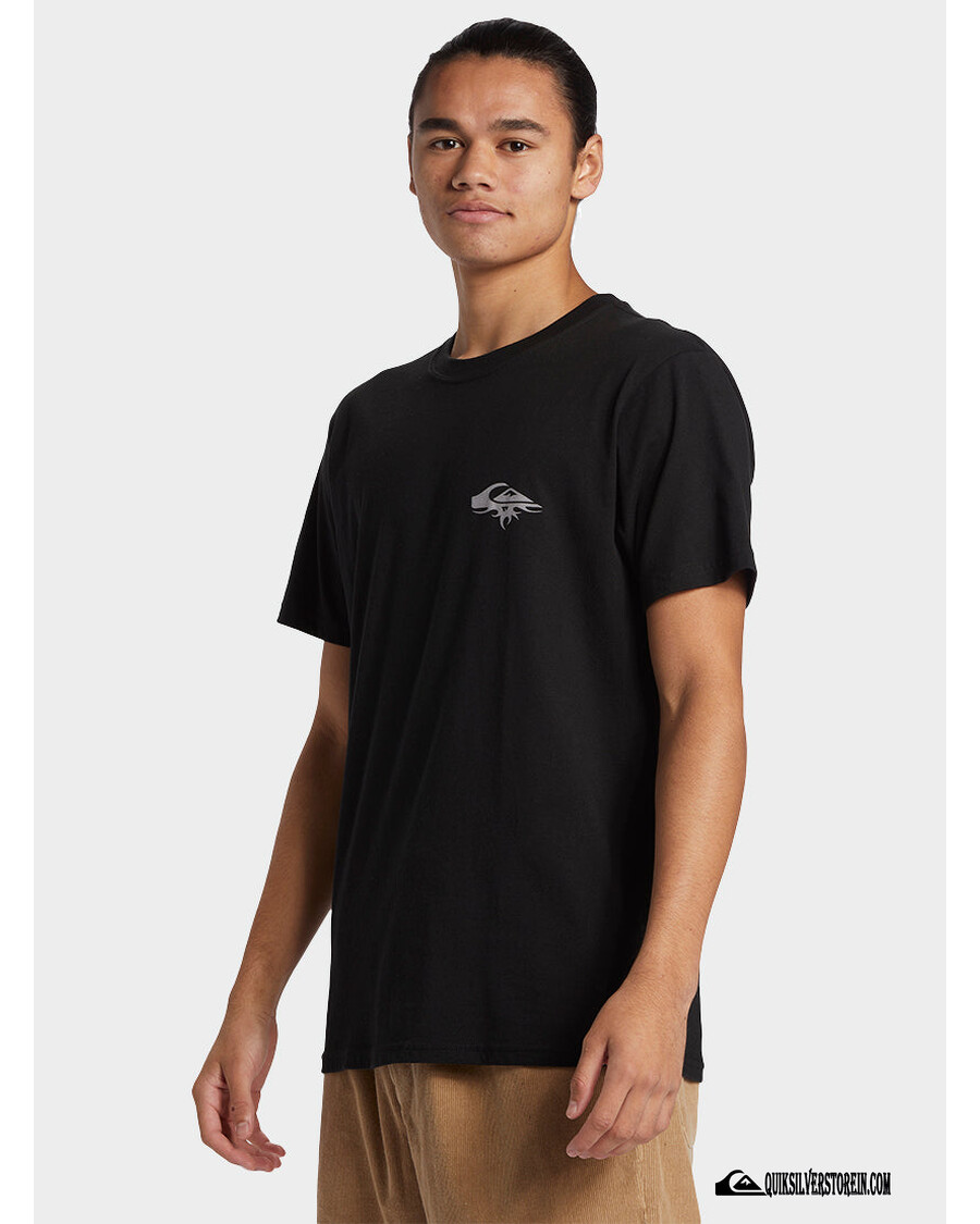 Quik Sidabriniai Tiuning Up Marškinėliai - Juodi