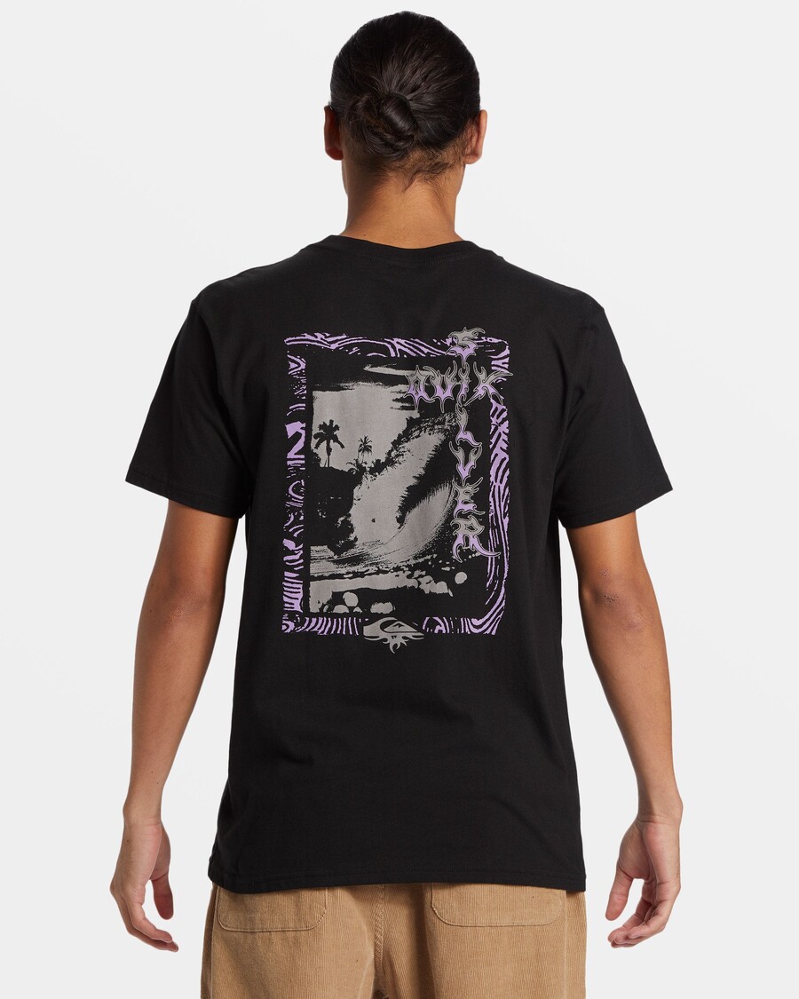 Quik Sidabriniai Tiuning Up Marškinėliai - Juodi