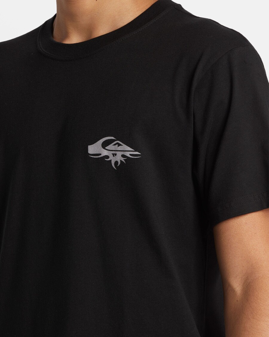 Quik Sidabriniai Tiuning Up Marškinėliai - Juodi