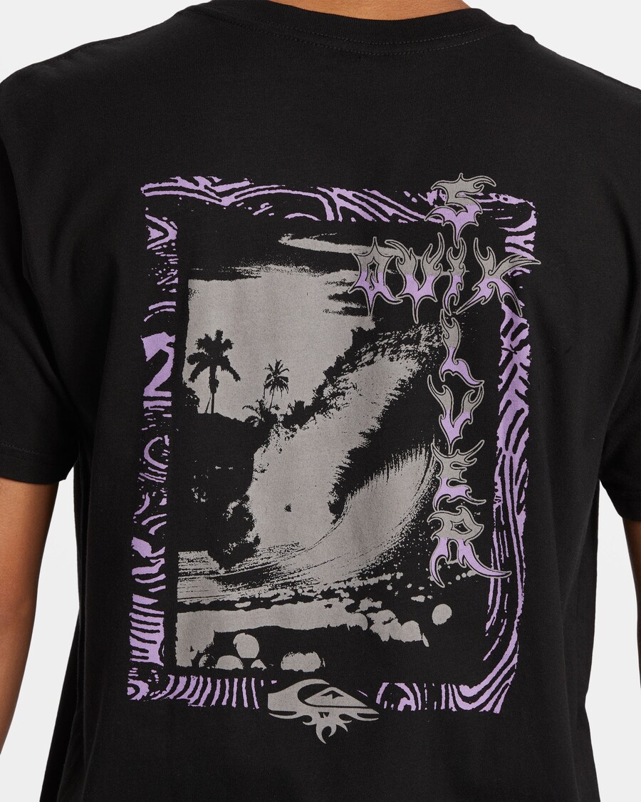 Quik Sidabriniai Tiuning Up Marškinėliai - Juodi