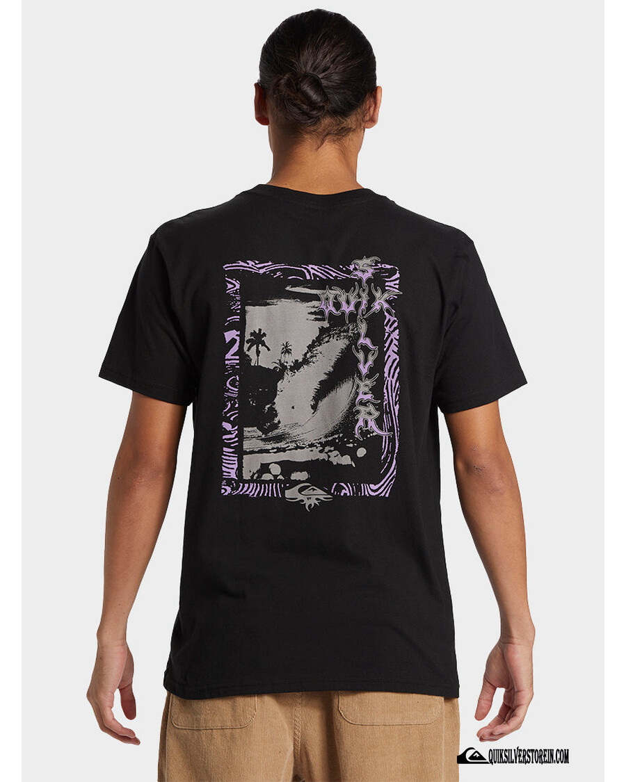 Quik Sidabriniai Tiuning Up Marškinėliai - Juodi