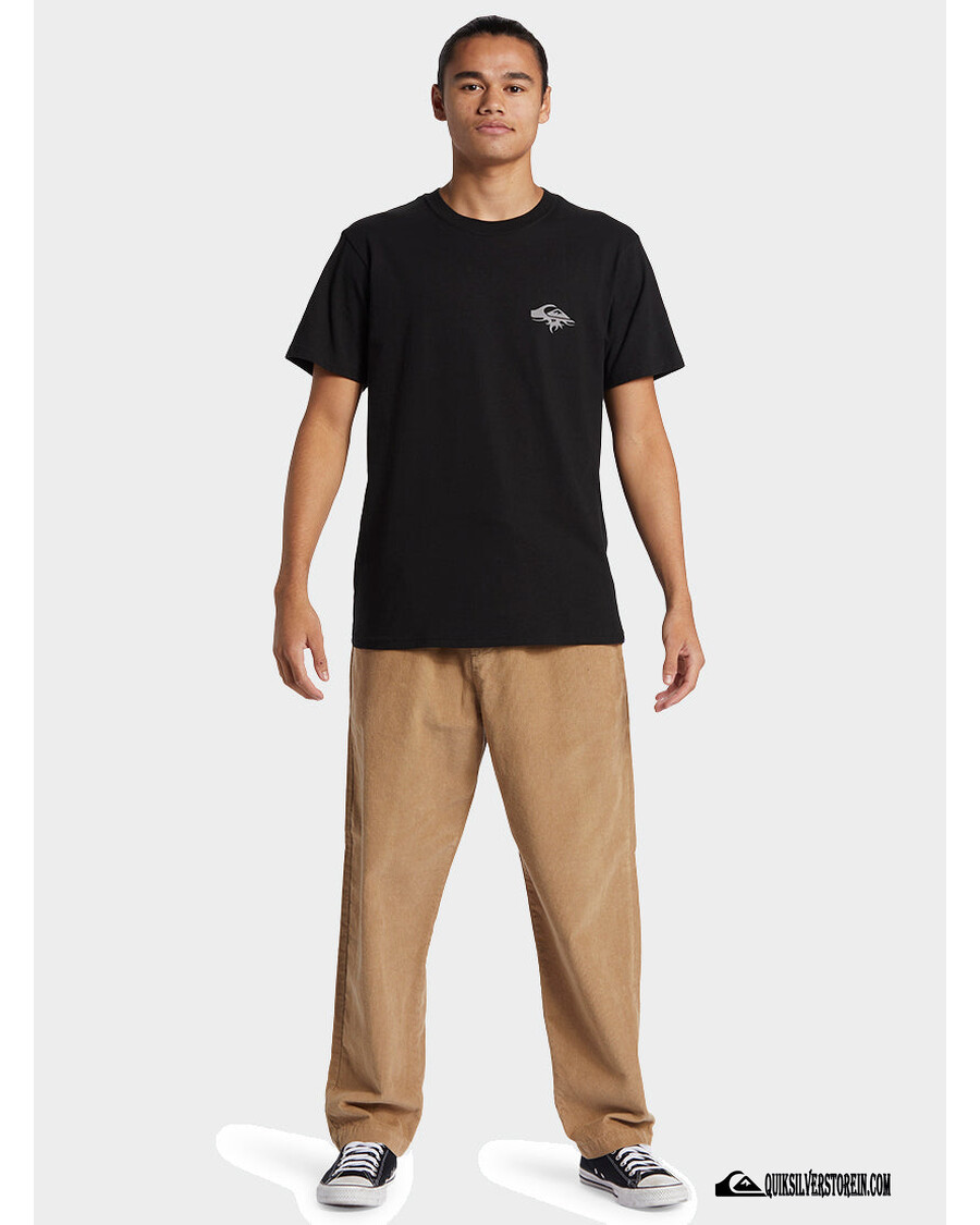 Quik Sidabriniai Tiuning Up Marškinėliai - Juodi