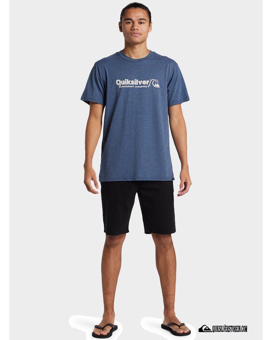 Quik Silver Twinnies Mod T-Shirt - Dark Denim Heather