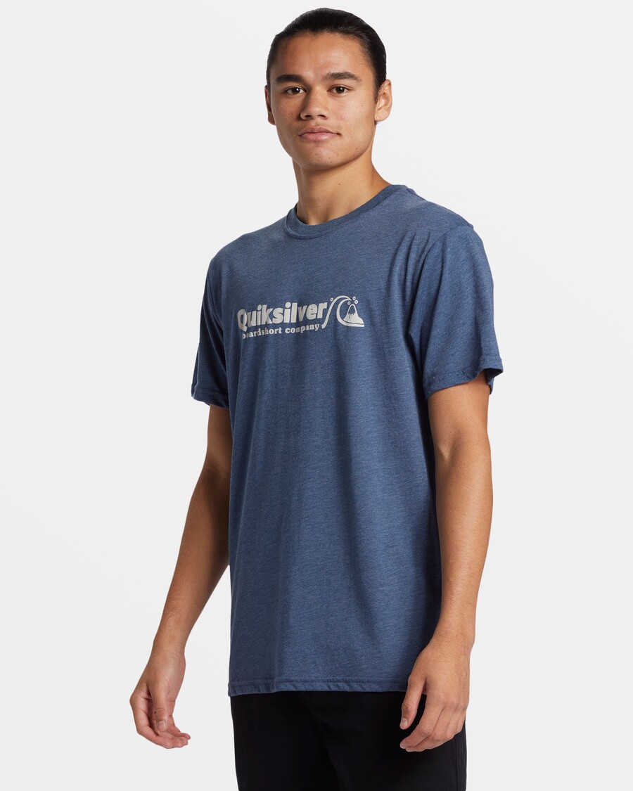 Quik Silver Twinnies Mod T-Shirt - Dark Denim Heather