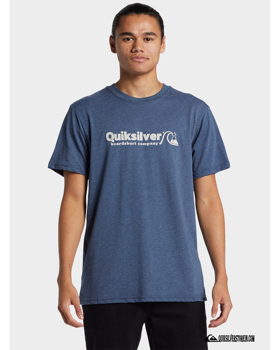 Quik Silver Twinnies Mod T-Shirt - Dark Denim Heather