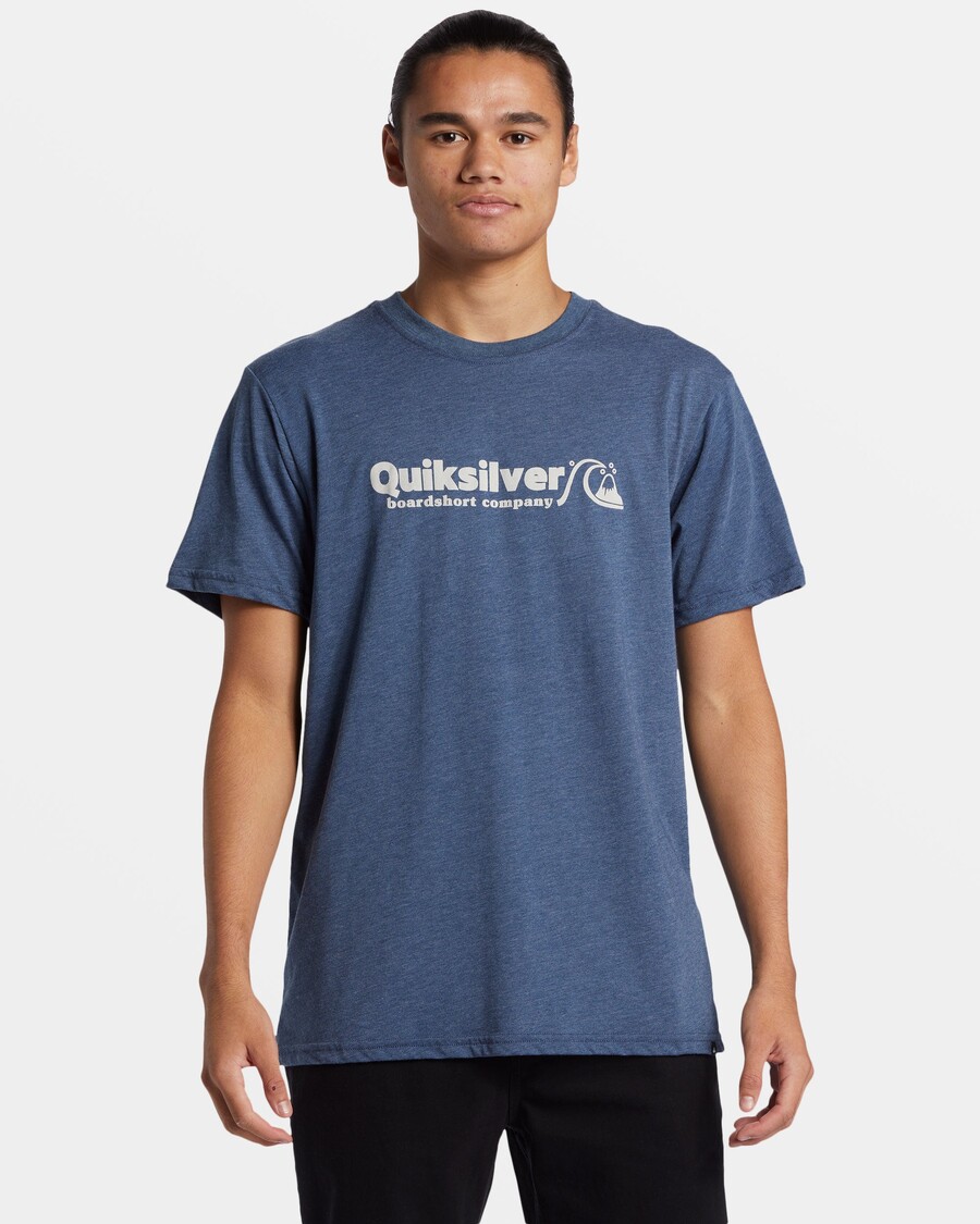 T-shirt Quik ασημί Twinnies Mod - σκούρο τζιν ερείκη