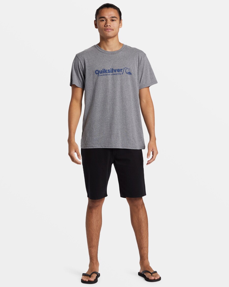 Quik Sølv Twinnies Mod T-skjorte - Mellomgrå Lyng