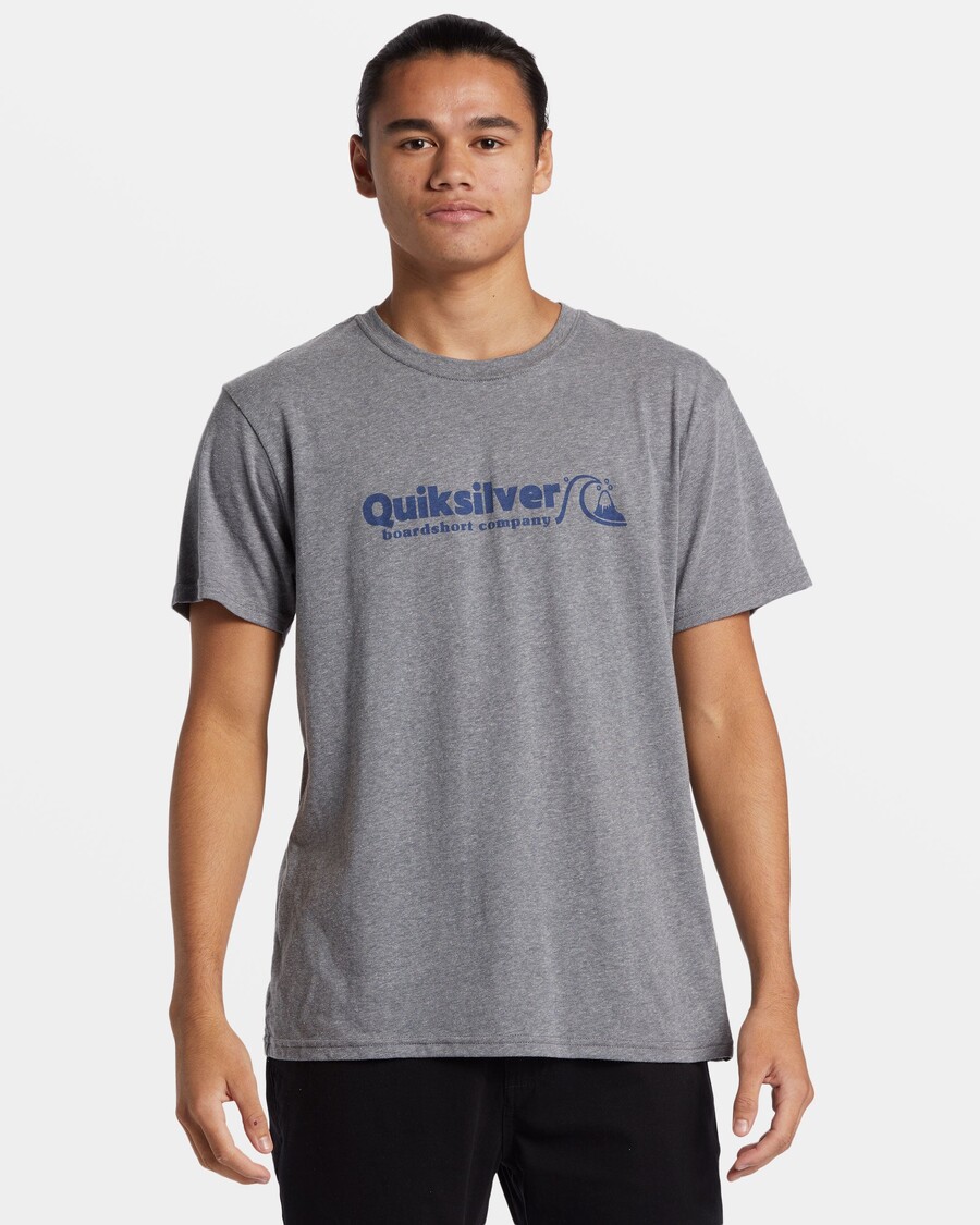 Quik Silver Twinnies Mod Tričko - Středně šedý Vřes