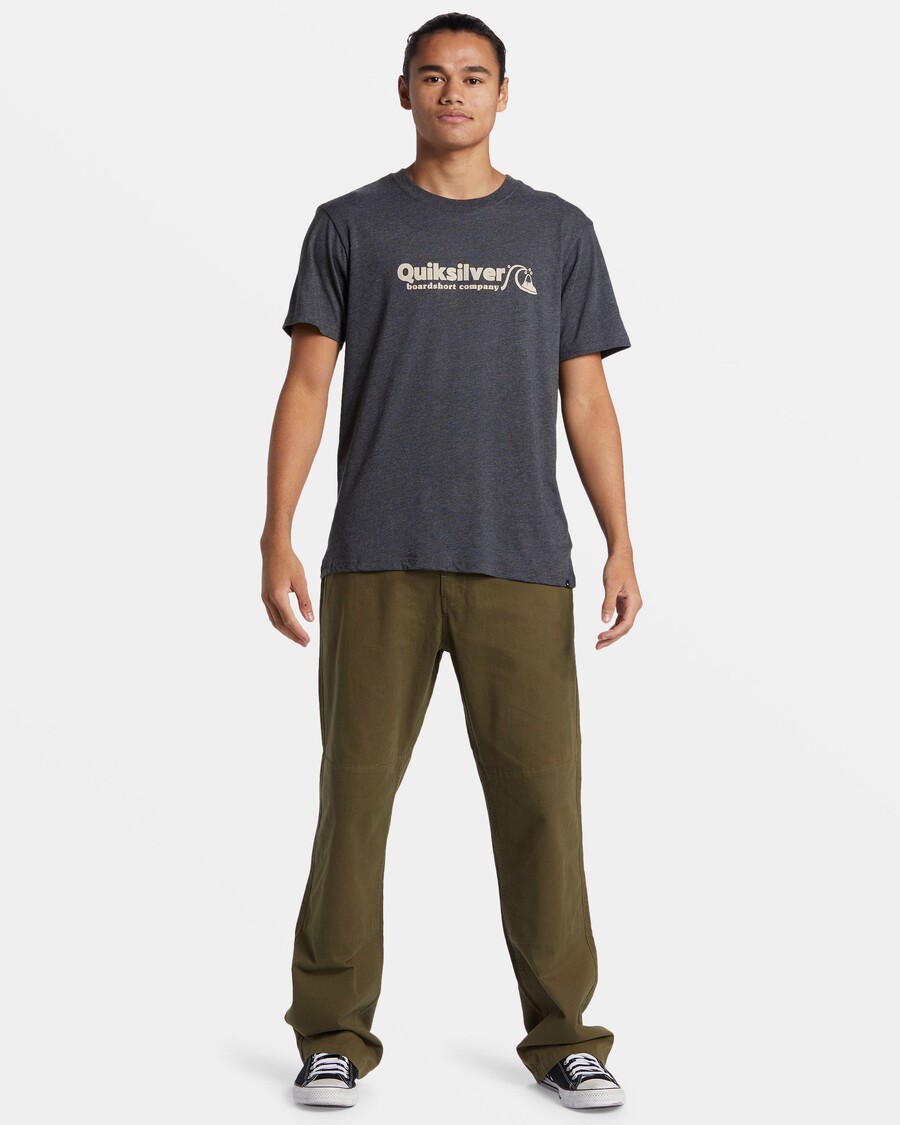 Camiseta Mod Quik Silver Twinnies - Carvão Urze