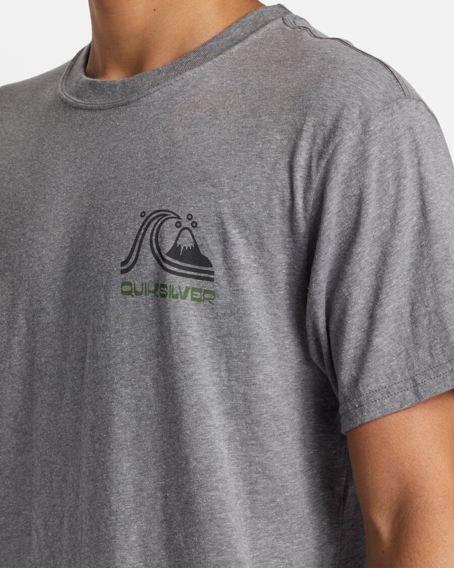 クイックシルバー アウター アイランド モッド T シャツ - ミディアム グレー ヘザー