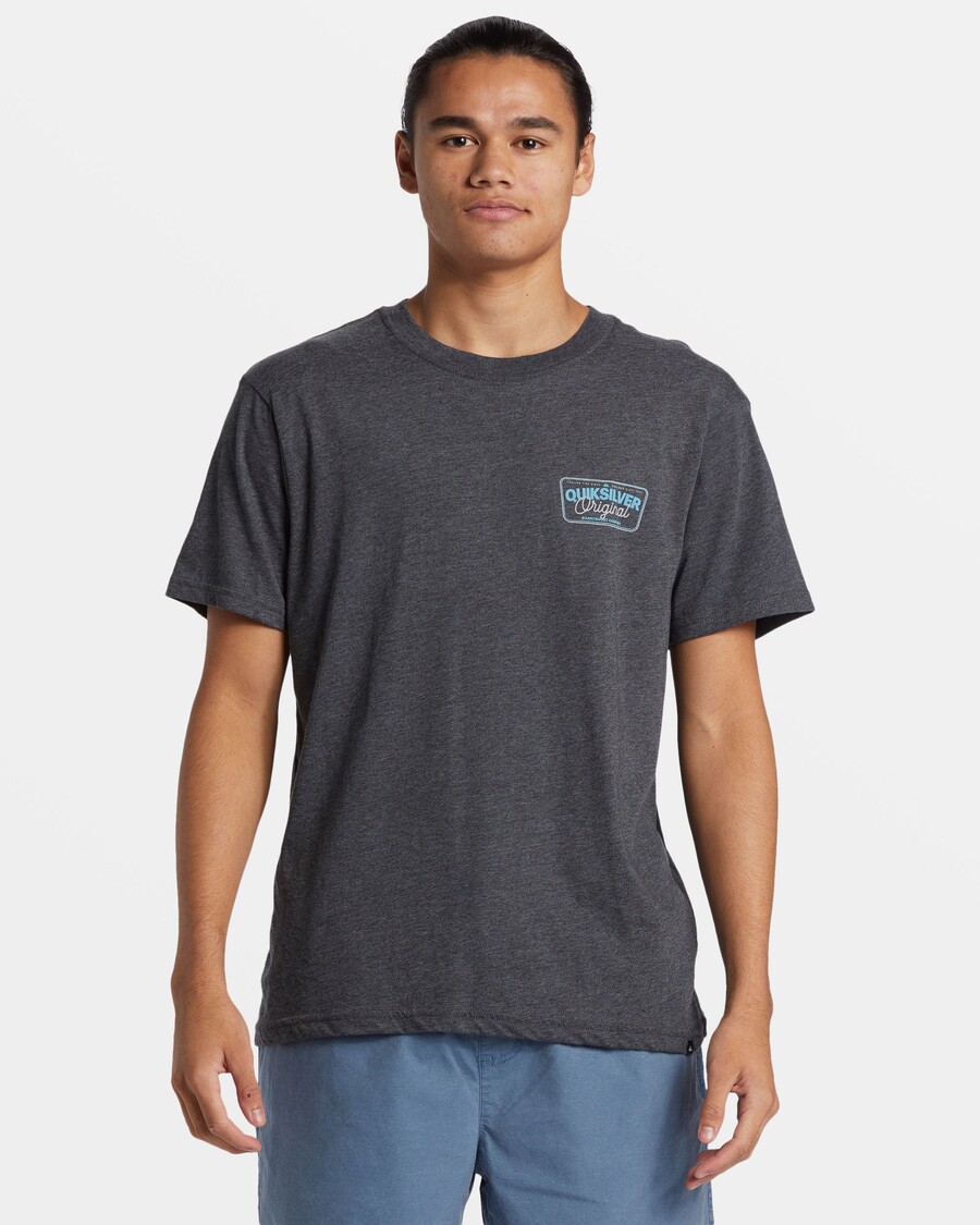 Quik Silver Adrenaline Spike Mod Majica - Charcoal Heather