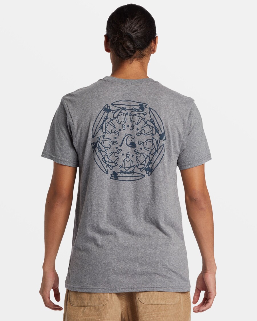 Футболка Quik Silver Free Range Mod — средний серый вереск