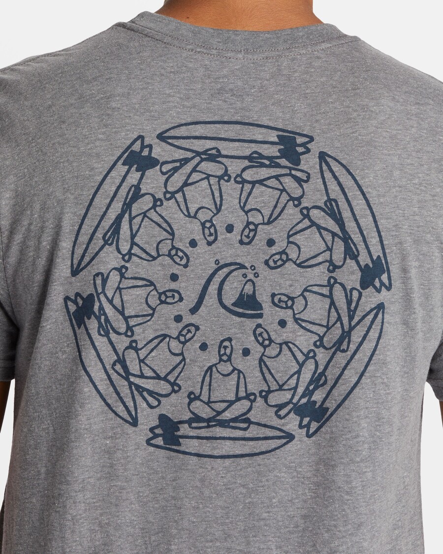 Футболка Quik Silver Free Range Mod — средний серый вереск