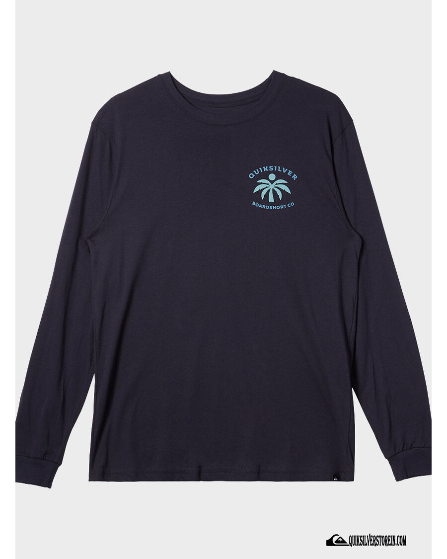 Quik Silver Solo Arbol Long Sleeve T-Shirt - Navy Blazer