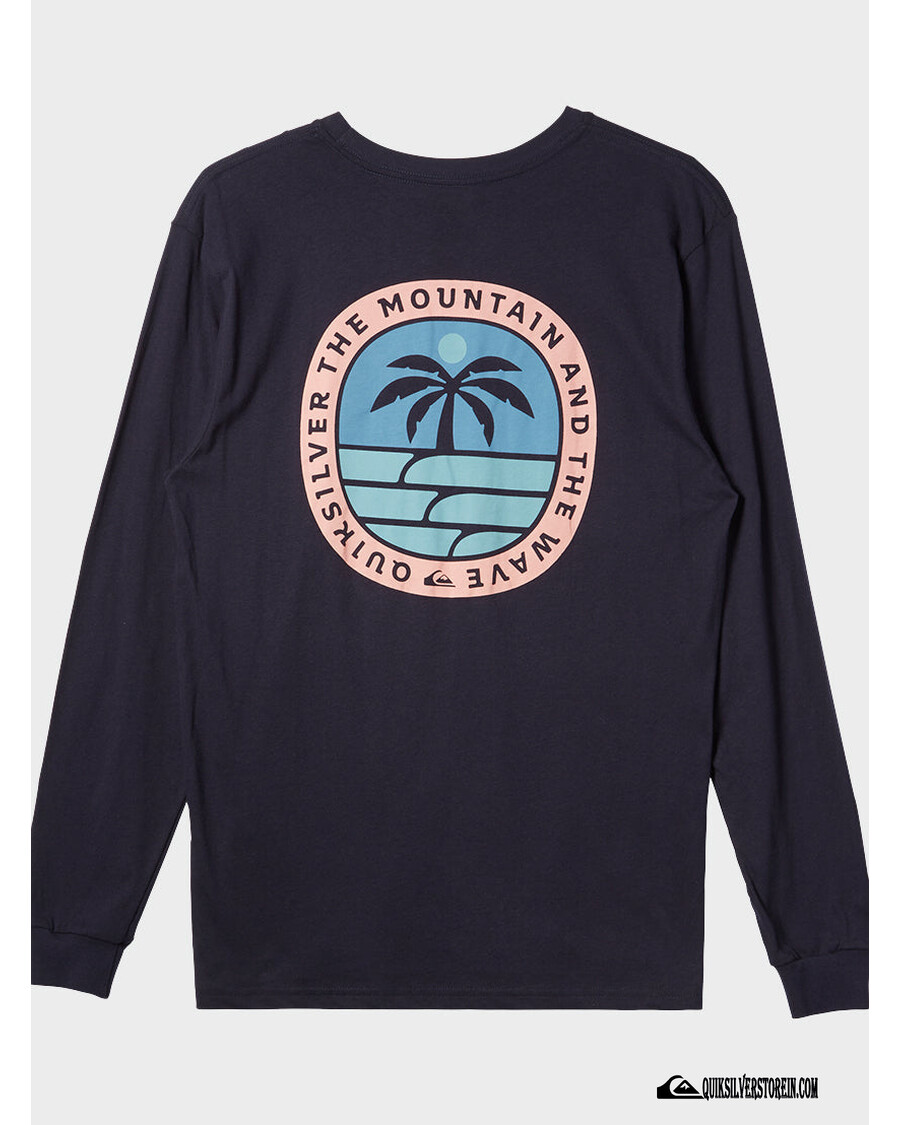 تيشيرت كويك سيلفر سولو اربول بأكمام طويلة - بليزر كحلي